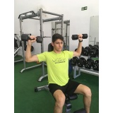 academia para musculação com halteres Jardim das Andorinhas